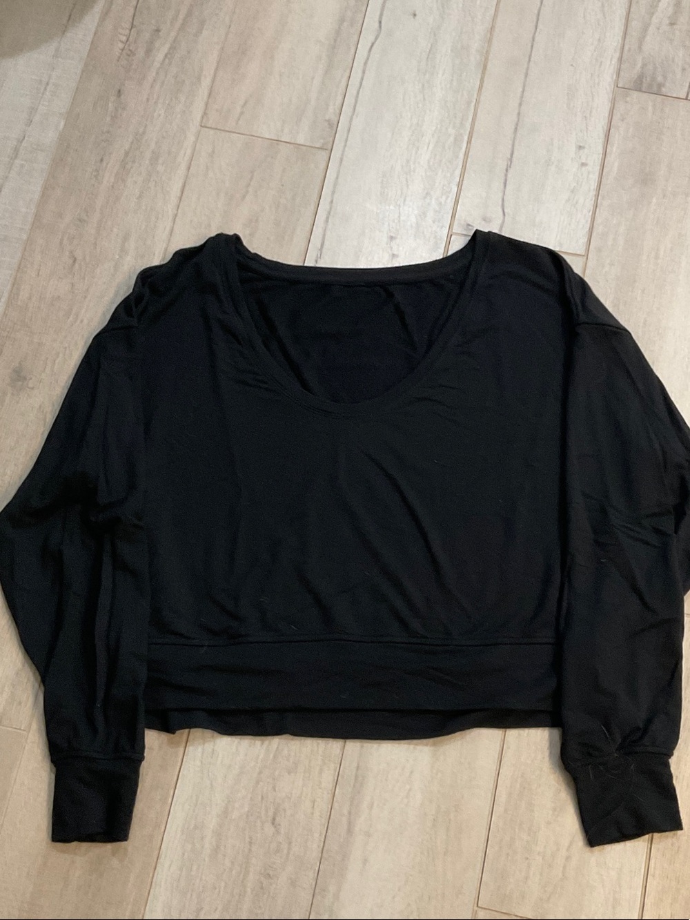 lululemon athletica Black BeCalm Scoop-Neck Pullover